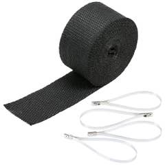 Black Exhaust Wrap and Tie Kit by DEI