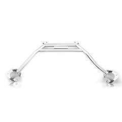 Polished Stainless Steel 3-Point Shock Tower Brace by Cobalt